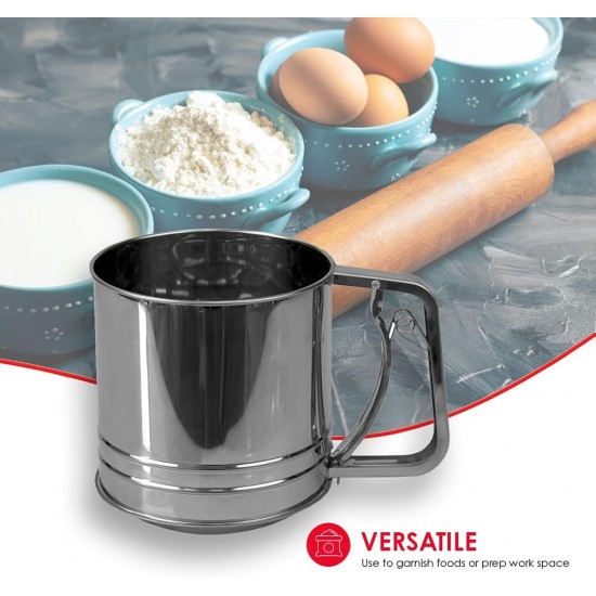 Shop quality Home Basics Large Stainless Steel Flour Sifter in Kenya from vituzote.com Shop in-store or online and get countrywide delivery!