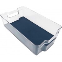 Michael Graves Design Fridge Bin with Indigo Rubber Lining 