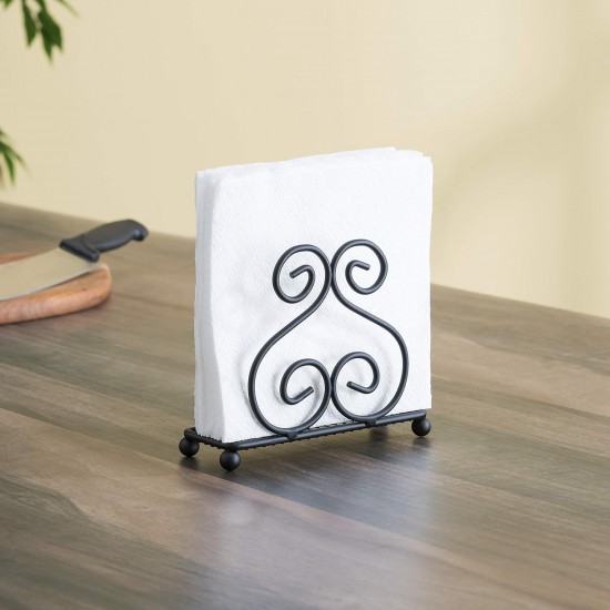 Shop quality Home Basics Scroll Collection Steel Napkin Holder, Black in Kenya from vituzote.com Shop in-store or online and get countrywide delivery!