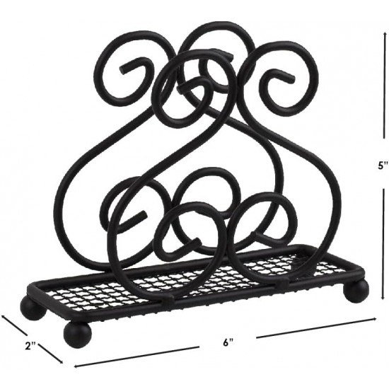 Shop quality Home Basics Scroll Collection Steel Napkin Holder, Black in Kenya from vituzote.com Shop in-store or online and get countrywide delivery!