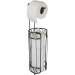 Home Basics Bronze Toilet Paper Holder and Dispenser 