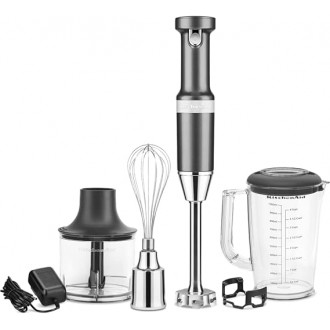 KitchenAid Artisan Cordless Hand Blender, Medallion Silver