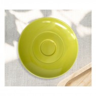 Patra Porcelain Saucer, 15 cm -Green