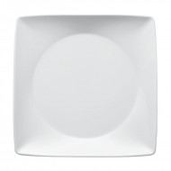 Arthur Krupp Omnia Squared White Porcelain Dinner Plate, 23cm