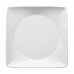 Arthur Krupp Omnia Squared White Porcelain Dinner Plate, 28cm