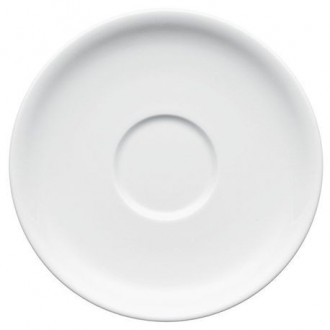 Arthur Krupp Rotondo Porcelain Saucer, White, 14 cm