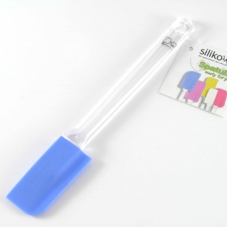 SilikoMart Small Silicone Spatula, Blue