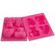 Shop quality SilikoMart Happy Sweetie Small Teddy Bear and Heart Shape Silicone Mould - Fuchsia in Kenya from vituzote.com Shop in-store or online and get countrywide delivery!