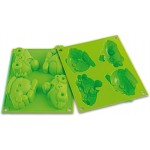 SilikoMart Happy Racing Small Silicon Mould, Green