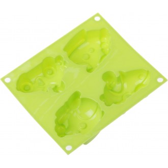 SilikoMart Happy Racing Small Silicon Mould, Green