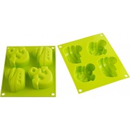 SilikoMart Happy Summer Small Silicon Mould, Green