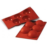 SilikoMart Chef Half Sphere Mould, 30 x 17.5 x 4 cm