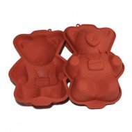 SilikoMart Teddy Bear Shape Silicon Baking Mould