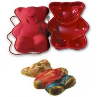 SilikoMart Teddy Bear Shape Silicon Baking Mould