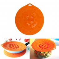 Silikomart UFO Collection Silicone Lid Food Cover, Orange, 25 cm