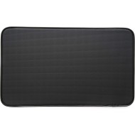 Kittrich Stephan Roberts Anti-Fatigue Kitchen Faux Leather Non-Skid Cushioned Comfort Mat, 18" x 30", Diamond Black