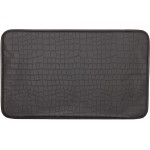 Kittrich Stephan Roberts Anti-Fatigue Kitchen Faux Leather Non-Skid Cushioned Comfort Mat, 18" x 30", Crocodile Dark Brown