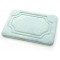 Kittrich Stephen Roberts Luxurious Memory Foam Bath Mat with Water Shield Technology, 17" x 24", Misty Blue