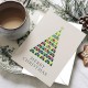 Let's Go Crimbo Christmas Greeting Card, Multi Colored Christmas Tree