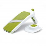 Chef'n Sleek Slice Handheld Collapsible Mandoline, One Size, Green