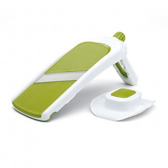 Chef'n Sleek Slice Handheld Collapsible Mandoline, One Size, Green