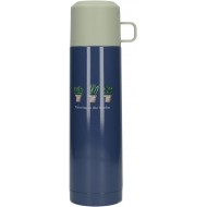 Bulb and Bloom‘Pottering in the Garden’ Navy Flask by Creative Tops,500ml 