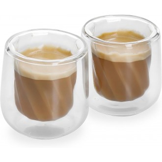 La Cafetière 2pc Siena Double-Walled Cortado Glasses, 135ml