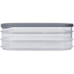 MasterClass Deli Food Storage Box with 3 Individual Transparent Compartments