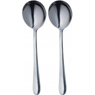 Master Class Stainless Steel Soup Spoons, 17.5 cm (Set of 2)