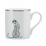 Mikasa Cheetah Straight-Sided Porcelain Mug, 280ml