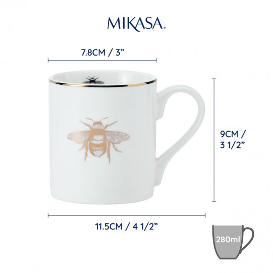 Shop quality Mikasa Queen Bee Straight-Sided Porcelain Mug, 280ml in Kenya from vituzote.com Shop in-store or online and get countrywide delivery!