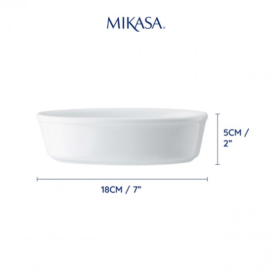 Shop quality Mikasa Chalk Porcelain Oval Pie Dish, 18cm, White in Kenya from vituzote.com Shop in-store or online and get countrywide delivery!