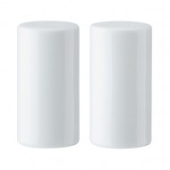 Mikasa Chalk Porcelain Salt and Pepper Shakers, 8cm, White