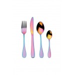 Mikasa Iridescent Cutlery Set in Gift Box, Stainless Steel, 16 Pieces (Service for 4)