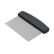 Neville Genware Dough Scraper Black Handle 150 x 75mm