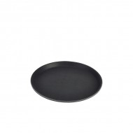 Neville Genware Gengrip Non-Slip Fibreglass Round Tray, 11",  Black 