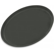 Neville Genware Gengrip Non Slip Fibreglass Round Tray, 14",  Black