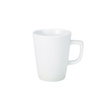 Neville Genware Porcelain Latte White Mug , 340ml, 34cl/12oz 