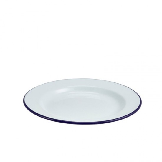 Shop quality Neville Genware Enamel Wide Rim Plate White & Blue, 26cm in Kenya from vituzote.com Shop in-store or online and get countrywide delivery!