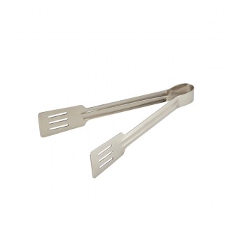 Neville Genware Stainless Steel Cake/ Sandwich Tongs,  9"