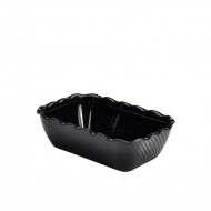 Neville Genware Tulip Crock with lid , 2.3kg , Black