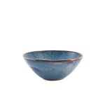 Neville Genware Terra Porcelain Aqua Blue Organic Bowl 16.5cm