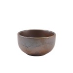 Neville Genware Terra Porcelain Rustic Copper Round Bowl, 11.5cm