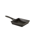 Neville Genware Mini Cast Iron Square Frypan 13 cm