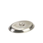 Neville Genware Stainless Steel Cover For Oval Vegetable Dish 25cm/ 10"