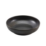 Neville Genware Terra Porcelain Black Coupe Bowl, 20cm 