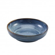 Neville Genware Terra Porcelain Aqua Blue Coupe Bowl, 20cm