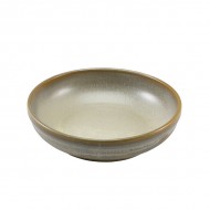 Neville Genware Terra Porcelain Matt Grey Coupe Bowl, 20cm 