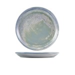 Neville Genware Terra Porcelain Seafoam Coupe Plate, 24cm 