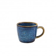 Neville Genware Terra Porcelain Aqua Blue Espresso Cup, 9cl/3oz